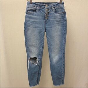 Lucky Brand skinny distressed ankle jeans